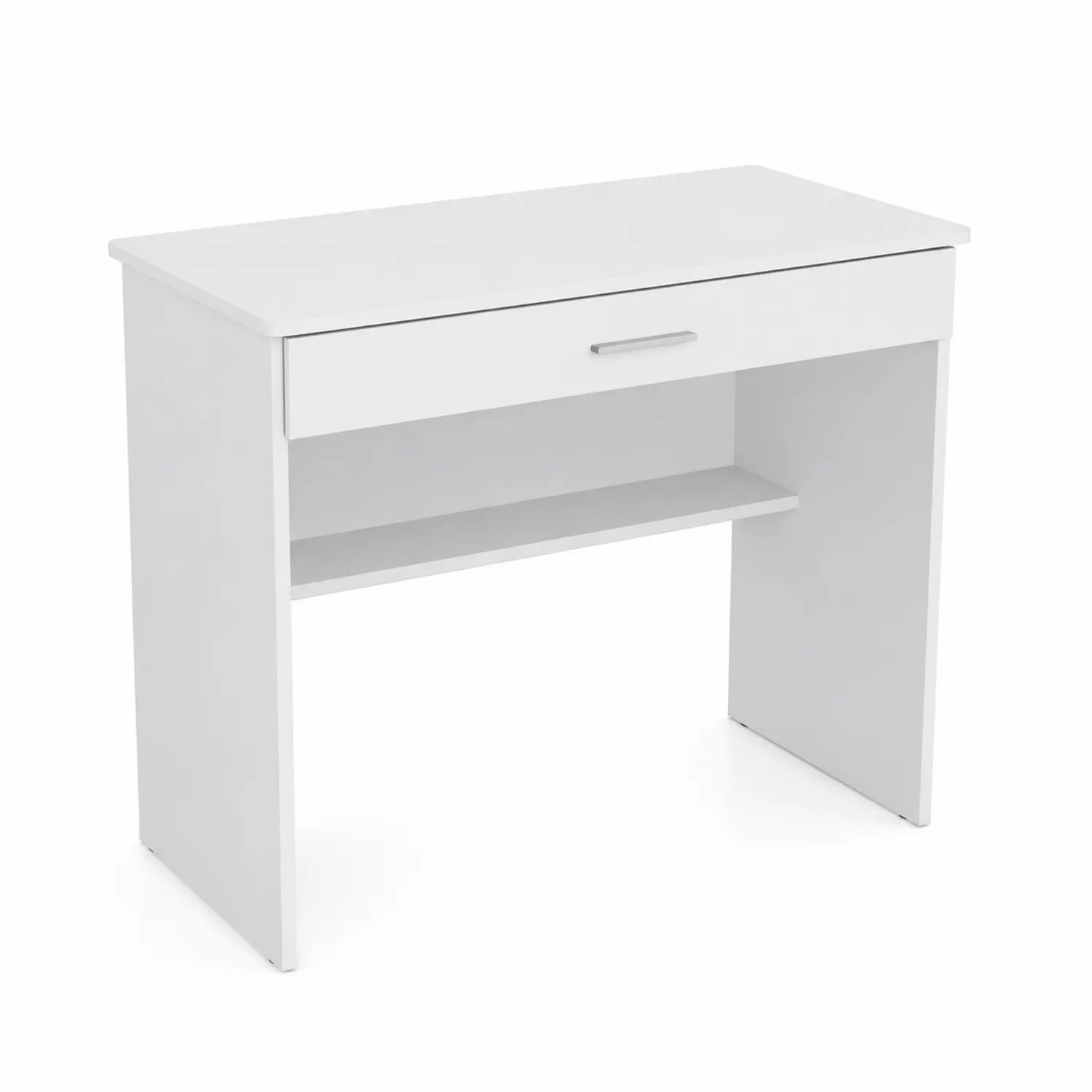 Escritorio Blanco con Cajón 110x50x75 cm MDF