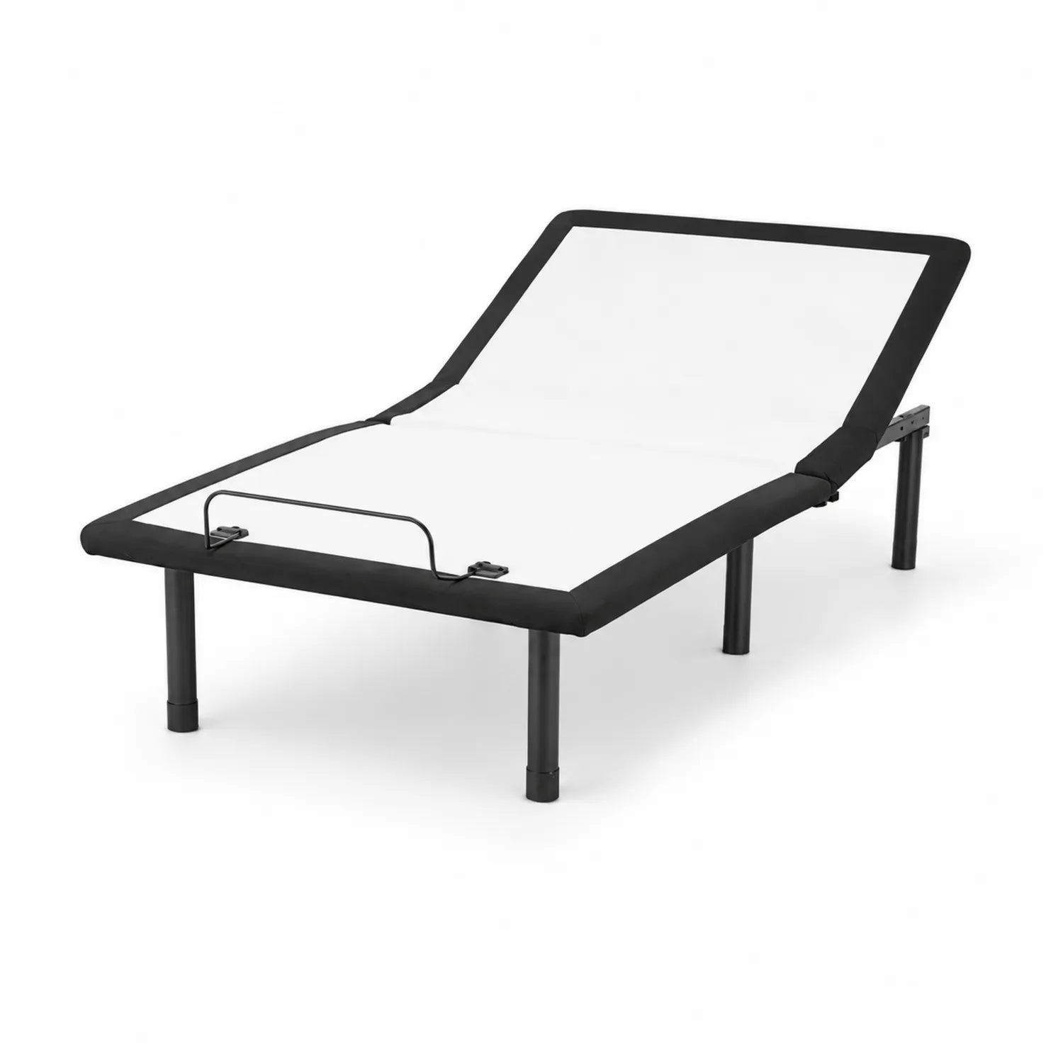 Base de Cama Ajustable de Metal Negro 200x100 cm