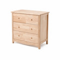 Cajonera de Madera de Pino con 3 Cajones Natural