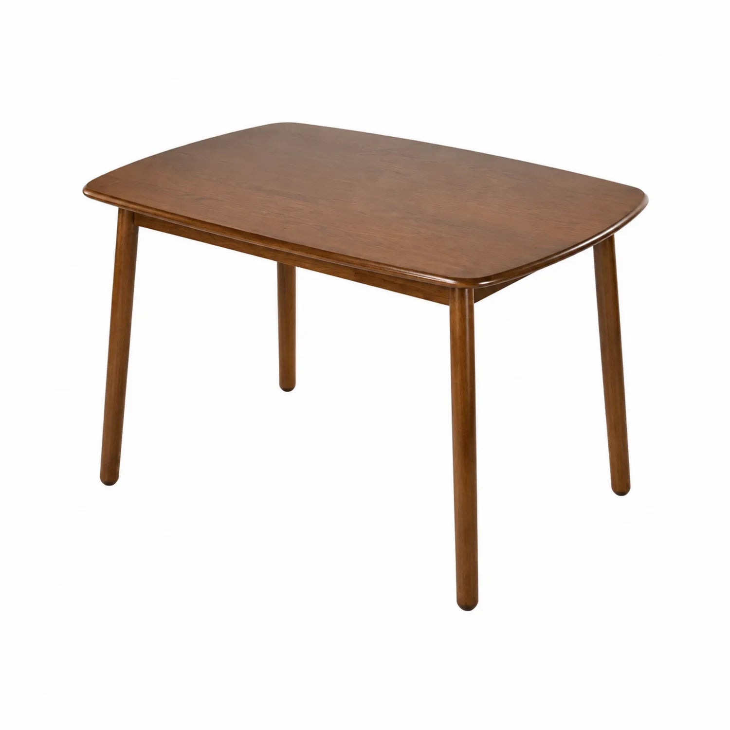 Mesa de madera marrón 120x75x75 cm