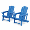 Set de 2 Sillas Adirondack de Plástico Azul