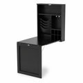 Mesa plegable de pared de MDF Negro