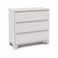 Cajonera de Madera Blanca con 3 Cajones 80x40x85 cm