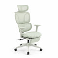 Silla ergonómica de oficina de malla con respaldo alto y reposacabezas ajustable
