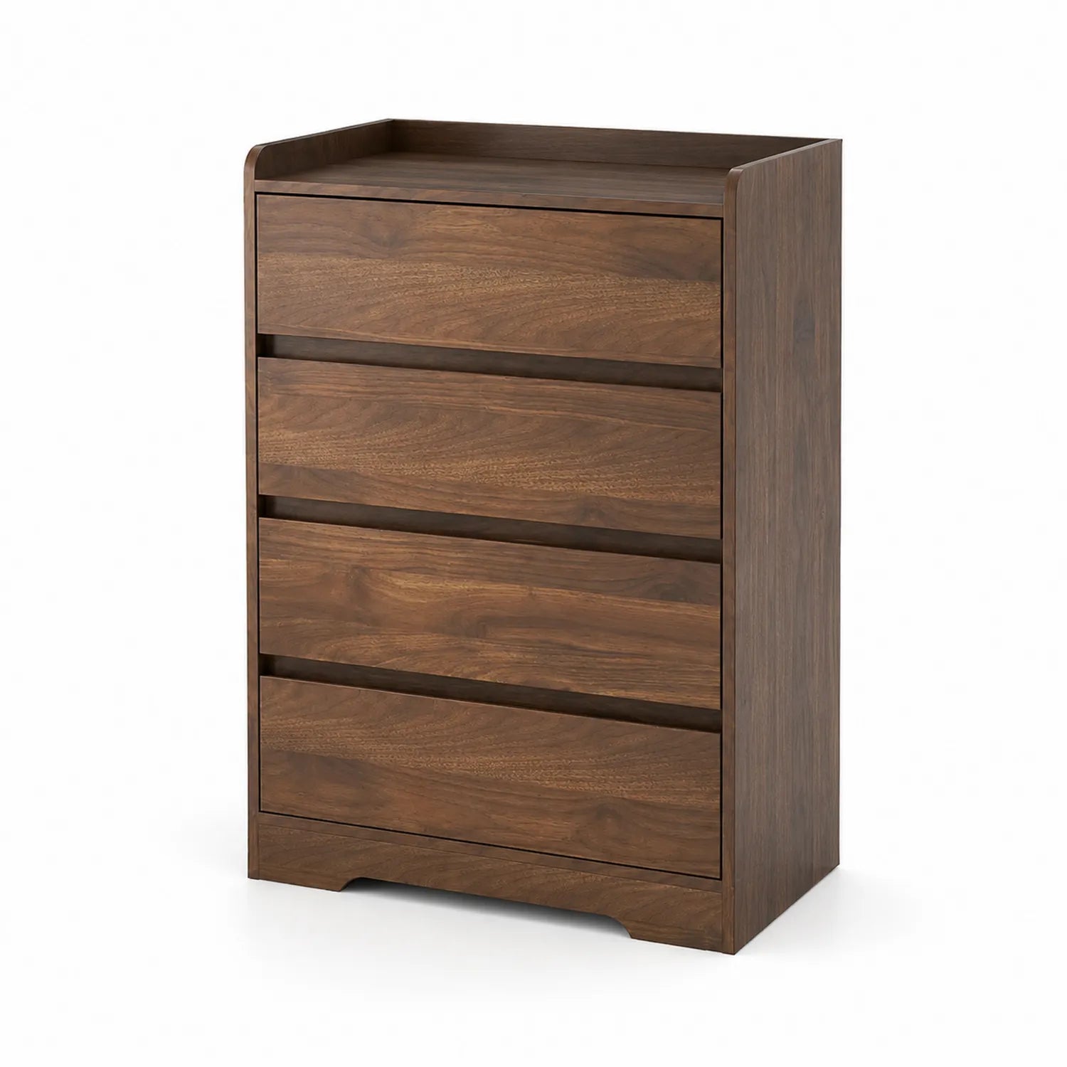 Cajonera de Madera con 4 Cajones Marrón 100x80x40 cm
