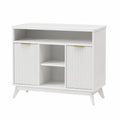 Aparador de Madera MDF con 2 Puertas y 2 Estantes