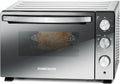 Rommelsbacher, Miniovne, Back & Grill Oven BGS 1500 - energibesparende & effektiv, bagerum non-klæber, 6, Sølv, 1500 W, 30 l, 28 cm, 4 v