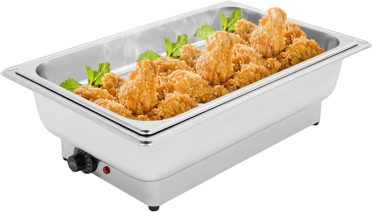 Gaabungky 9L/13.5L, Madvarmere, Chafing Dish Buffet Set 9L / 13.5L 600W Rummelig og kraftfuld varmebeholder, Flerfarvet, 9L, 13.5L, 600W, 240 V
