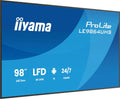 iiyama RS-232c LE9864UHS-B1AG, Skærme, Prolite LE9864UHS- B1AG 247.7cm 98 'Digital Signage skærm VA LED Panel 4K UHD, Sort, 247.7cm, 98 ', 4K