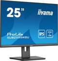 iiyama XUB2595WSU-B5 XUB2595WSU, Skærme, Prolite - B5 63, 36cm 25 'IPS LED monitor 16: 10 VGA HDMI DP USB2.0 Slim- Line, Sort, 2595W, 63, 36cm