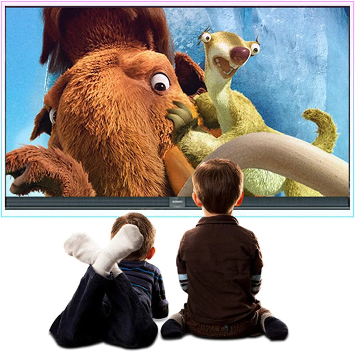 KELUNIS 77tommer, Skærmbeskyttelse til TV, 77inch Tv skærmbeskyttelsesfilm Antiblå lys Anti Uv blare beskyttelsesfilter, Sort, 77inch, 1722x993mm