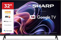 SHARP 32HF2265E, TV'er, 32 inches (80 cm) HD Google TV, Sort, 32 inch, 80 cm, 81 cm, 1366 x 768