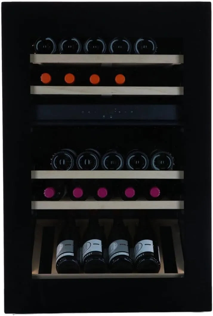 Vinata, Vin- og champagnekølere, Viso Wine Air Conditioning Installation - Sort - Vin Køleskab 45 Flasker - 87.2 x, Sort, 2 x 59, 2 x 56 cm