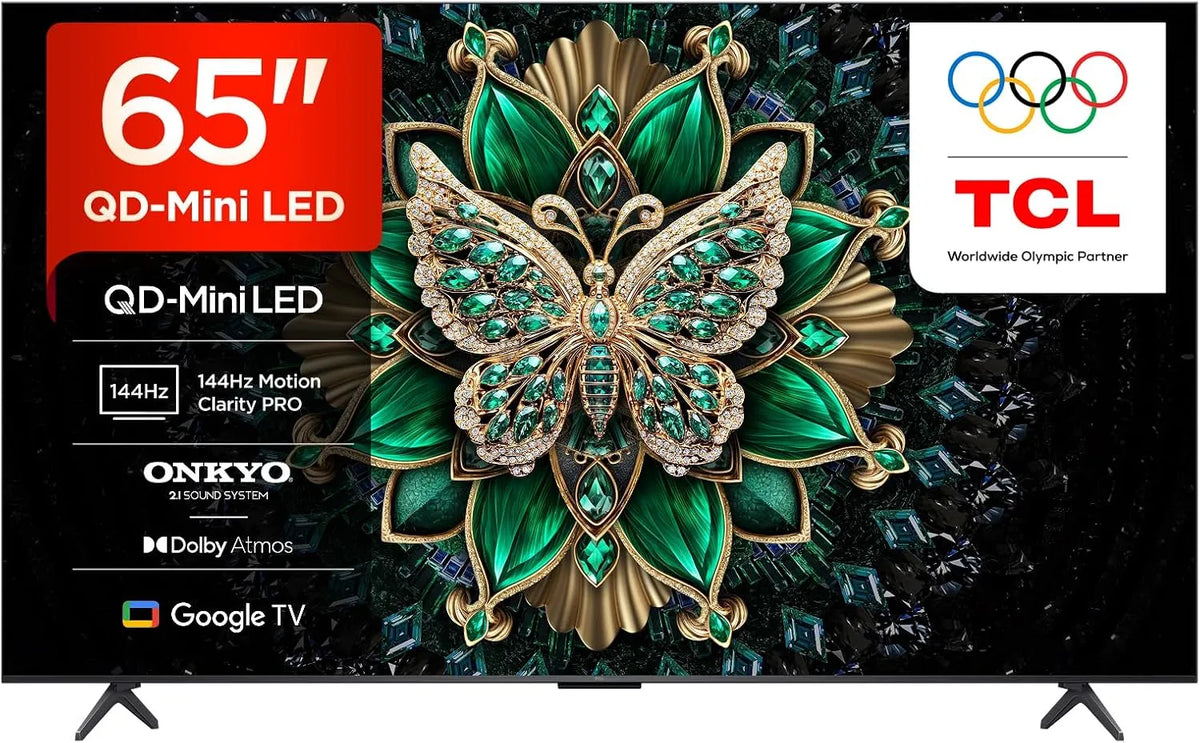 TCL 65C6K, TV'er, C6K TV 165, 1 cm (65 tommer) 4K Ultra HD Smart TV WiFi Metallic, Sort, 165, 1 cm, 4K, 65 inch, 3840 x 2160