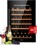 Klarstein, Vin- og champagnekølere, bygning-i vin køleskab, 137 L drikkevarer køleskab smalle, 1 zone vin køleskab, Sort, 137 L, 39 dB