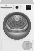 Beko BM3T37210W1, Varmepumpetørretumblere, tørretumbler, 7 kg, frontloader varmepumpe tørretumbler, 15 programmer, sensor, Hvid, 37210W
