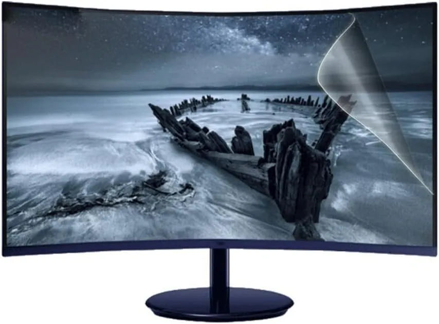 AIZYR 77tommer, Skærmbeskyttelse, 77inch Frosted buet skærm Protector Anti Blue Light Anti Glare Monitor Film til, Blå, 77inch, 1722x993mm