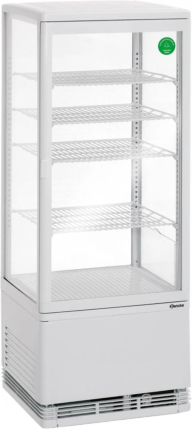 Bartscher, Kølemontrer, Mini- køleskab kabinet 98 liter - 700298G, Sort, 98 l, 700298G, 4 l, 425 x 380 x 1100 mm