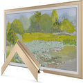 Frame My TV'er, Ramme Min TV Deco TV ramme i legering - bleg gylden bezel, kun kompatibel med, Sort, 43 inch, 85 inch, 3, 8 cm, 7, 6 cm