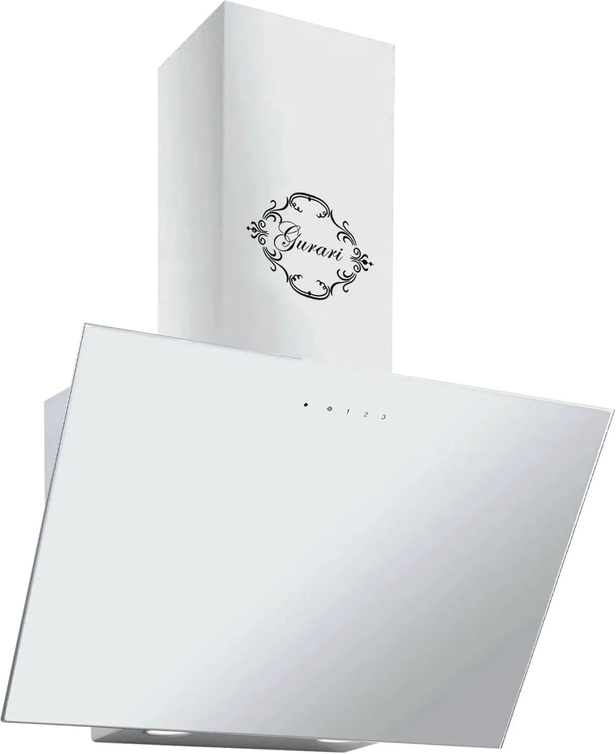 Gurari, Væghængte emhætter, hovedløse hætte 80cm 286 WH 8 Prime hvid glas, Hvid, 80cm, 286 W, 150 mm, 120 mm