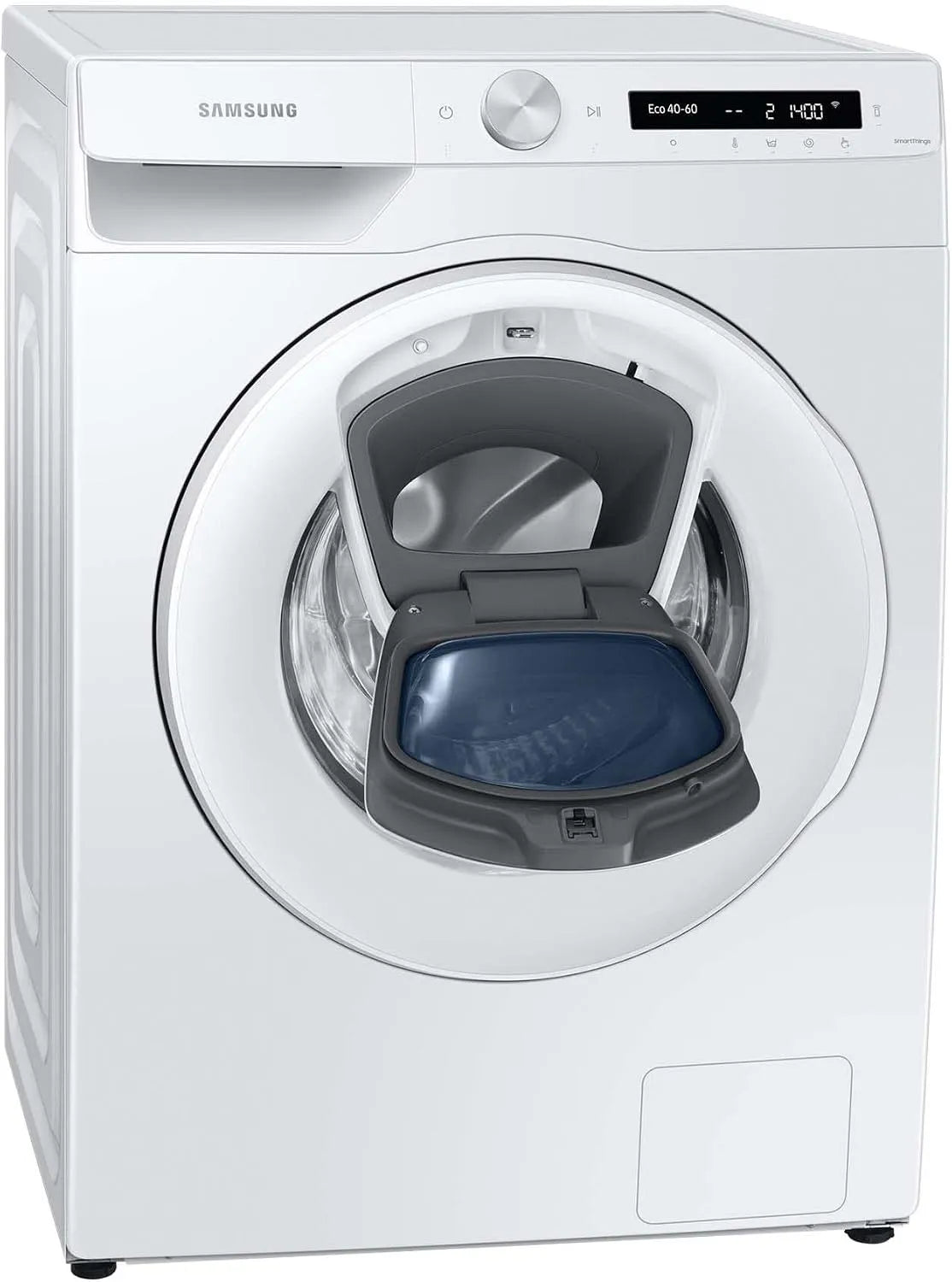 Samsung WW80T554ATW/S2 WW80T554ATW, Vaskemaskiner, / S2 vaskemaskine, 8 kg, 1400 rpm, Ecoboble, AddWash, WiFi- SmartControl, Hvid, 2 v