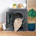 Gecheer, Aftrækstørretumblere, 3kg rustfrit stål tørretumbler, 3 kg, multiple filtrering, 6 programmer, Sølv, 4 kg, 850 W, 60dB