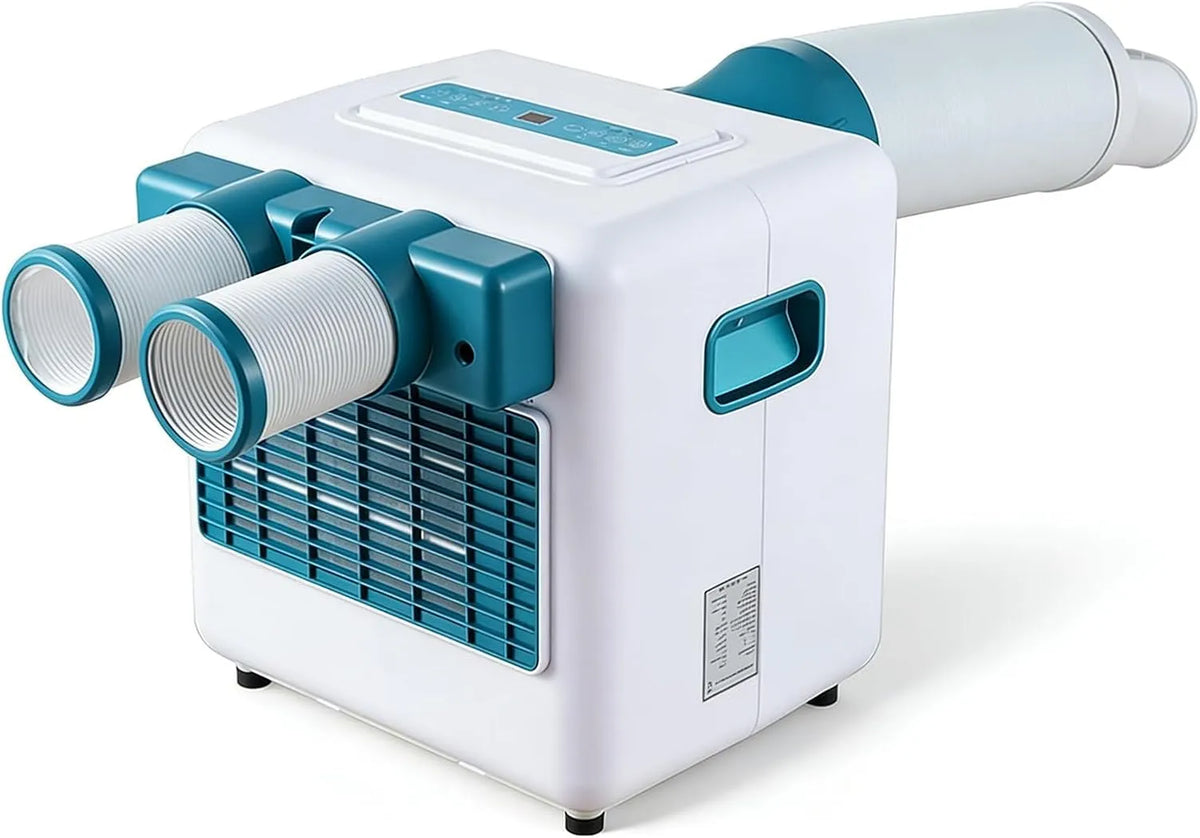 Generic 3-in-1, Mobile klimaanlæg, Bærbar AC-enhed 12000 BTU, køler op til 400 Sq Ft med fjernbetjening, Hvid, 12000 BTU, 577 x 500 x 360 mm