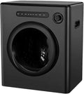 aromaoveite, Vaske-tørremaskiner, Bærbar tørretumbler, kompakt vasketumbler, 800 W, Automatisk Elektronisk, Sort, 8 L, 4 Kg