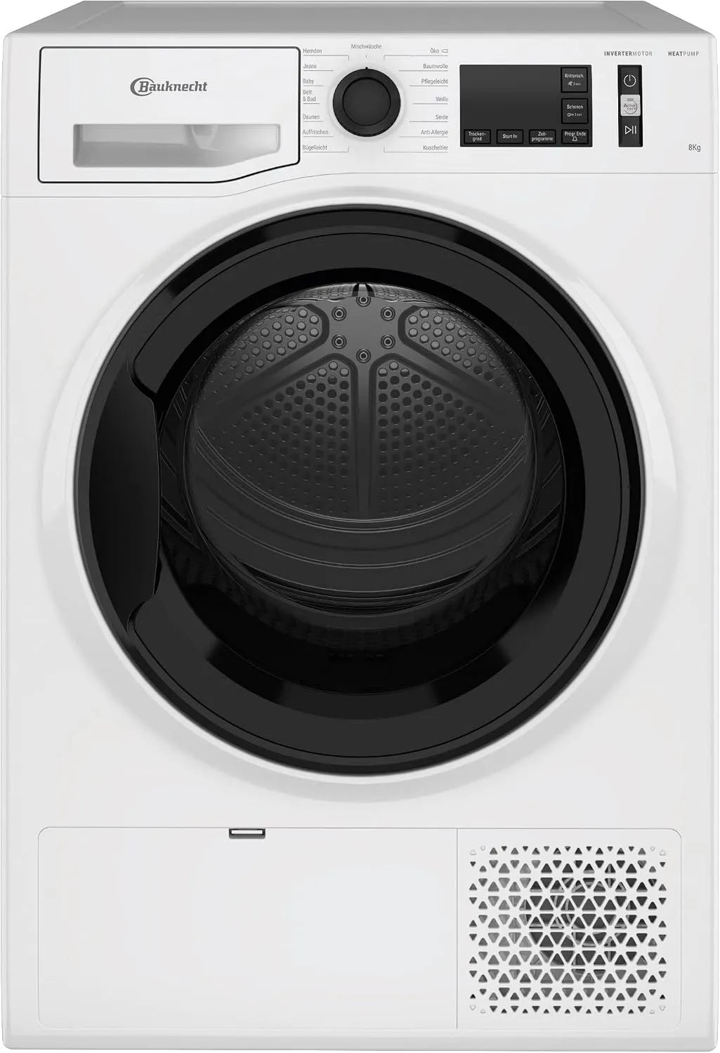Bauknecht, Varmepumpetørretumblere, T Advance M11 83 N Heat Pump Drier / 8kg / EEK A + + + / ActiveCare Technology /, Sort, 8kg, 120 l, 5x59