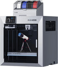 QIDI TECH 3D-Drucker MAX4, 3D-printere, QIDI Combo 3D printer med QIDI Box, 390x390x340mm Stor build volumen, Sort, 390x390x340mm, 800 mm