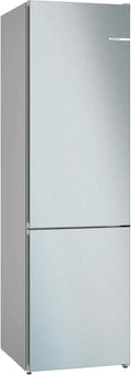 Bosch KGN392LBF, Køle-/fryseskabe, serie 4 køleskabe-fryser kombination, 203x60 cm, 260 L køleskab + 103 L frysning, Sølv, 392L
