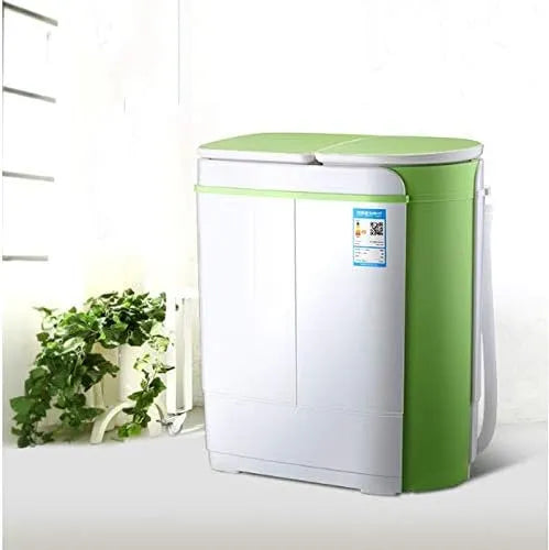 WolFum, Vaskemaskiner, Semi- automatisk lille vaskemaskine, dobbelt-cylinder parallelle stænger, dual, Hvid, 110 W, 3, 5 kg, 240 V, 50 Hz