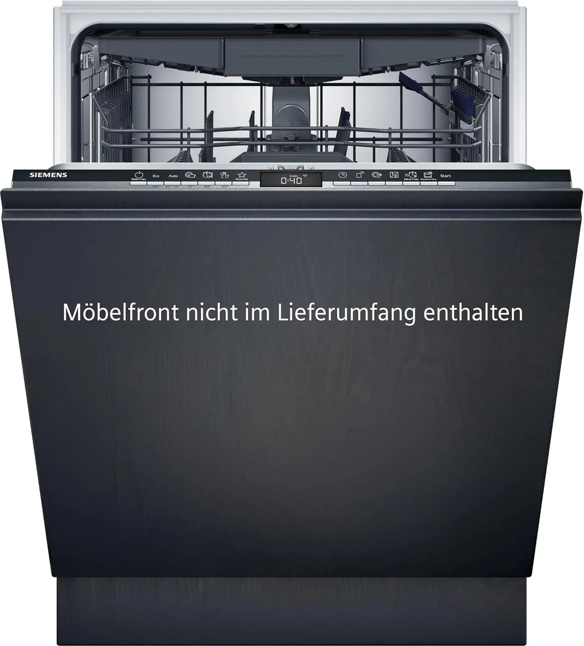 Siemens SX65TX05CE iQ500, Opvaskemaskiner, 60 cm, opvaskemaskine, fuldt integreret opvaskemaskine med bestik skuffe, Sølv
