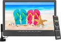 KCR DVB-T2 0-Zoll-LCD-Fernseher, TV og hjemmebiograf, SOYAR bærbar 14.0- tommer LCD-tv med DVB- T2, genopladeligt batteri, mini, Sort, 12 V, 3G