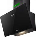 Upstreman HS60, Væghængte emhætter, Overstreman-område-hætte 60cm A + + +, 3 effektniveauer (324 m3 / h), Sort / sølv, 60cm, 56 dB, 50 dB