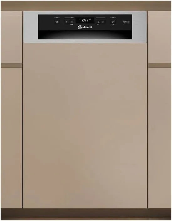 Bauknecht BK6PC11BS7A0, Opvaskemaskiner, 45 cm, Fuldt integreret Opvaskemaskine (45 cm) / ActiveDry / Sensor Program / PowerClean, Sølv
