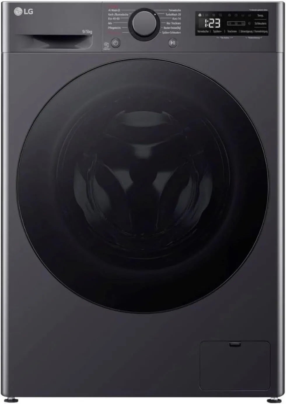 LG V5WD95SLIMB 60x53.5x85, Vaske-tørremaskiner, SLIM vaskemaskine 9-5 kg, klasse A og E, cm, Wi- Fi, AI Direct Drive, dyb, Hvid, 5W, 5 kg, 60x53