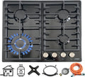 Phönix Germany PE-603T, Kogeplader, Phönix PE- build- in gas kogetop Gas komfur 4 flammebestandig build- in komfur, Sort, 60cm, 80cm, 11kg