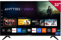 Antteq DVB-T2/S2/C V32-AH3.Q1L, TV'er, V32- AH3.Q1L HD Smart TV 32 inches (TV 80 cm) med tredobbelt tuner (DVB-T2 / S2 /, Sort, 1L, 32 inch