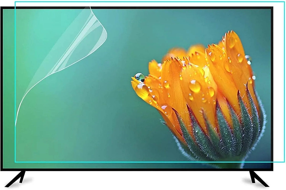 SaryEdge inch1211X682mm, Skærmbeskyttelse til TV, Anti- reflekterende tv-skærm beskyttende film, ultra- klar beskyttende film til, Sort, 46 inch