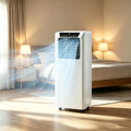 LOODIKA 4-in-1, Mobile klimaanlæg, Air Pro 12000 BTU Transportable klimaanlæg, Smart WiFi-enhed med 24h timer &, Hvid, 12000 BTU