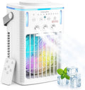 Lihaian 1000ml 2-8H, Mobile klimaanlæg, Air condition Mobile, 6 i 1 Mobile klimaanlæg, Mobile klimaanlæg med, Hvid, 9W, 35 dB, 1L
