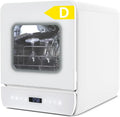eklipt, Bordopvaskemaskiner, Full-watt bordopvaskemaskiner, mini opvaskemaskiner med tørrefunktion, Hvid, 370 x 510 x 452 mm, 3 v, 7 V, 60 dB