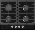 HEINNER HBH-M421IRFGBK, Elektriske varmekedler, HBH- build- in gas kogetop field - 4 kogezoner, elektrisk tænding, gas, Sort
