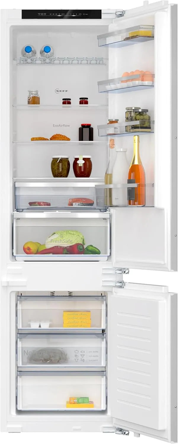 Neff KI7962FD0, Køle-/fryseskabe, N 50, Fresh Safe 1, 194cm XL Køleskabe-fryser kombination 193, 5x54, 1cm, brugbar, Hvid, 194cm