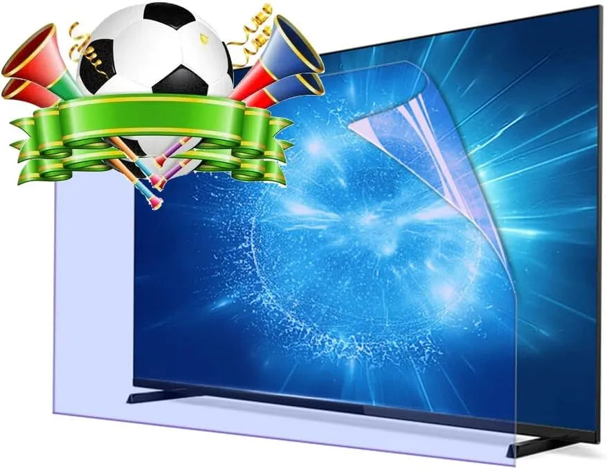 AIZYR, Skærmbeskyttelse til TV, 77inch Anti Blue Light TV skærm Protector 75-85 tommer Matt Anti Glare skærm, Blå, 77inch, OLED, QLED