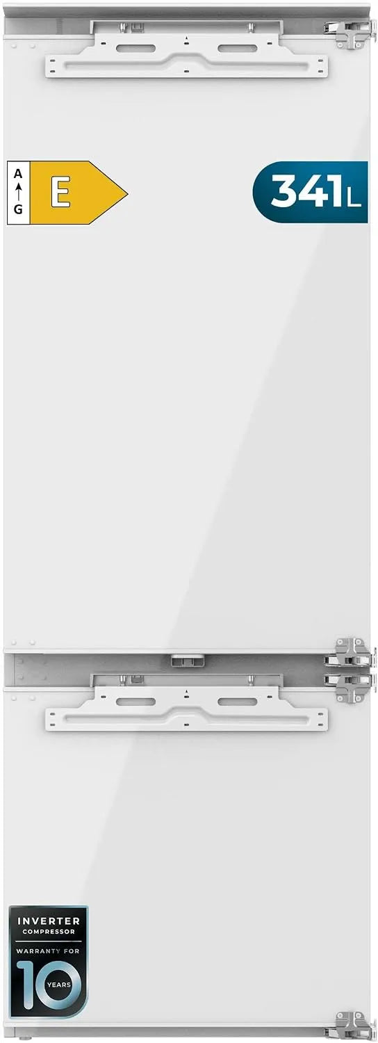 Cecotec, Køle-/fryseskabe, Combi Køleskab Build- in 341L Bolero CoolMarket Combi BI- D FLW 341, klasse E, Hvid, 341L, 7 x 69cm