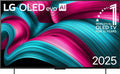 LG OLED42C54LA Gen8, TV'er, TV 42 inches (107 cm) 4K OLED Evo AI TV, α9 4K AI processor, webOS 25, 120 Hz, Sort, 54L, 42 inch, 107 cm, 4K