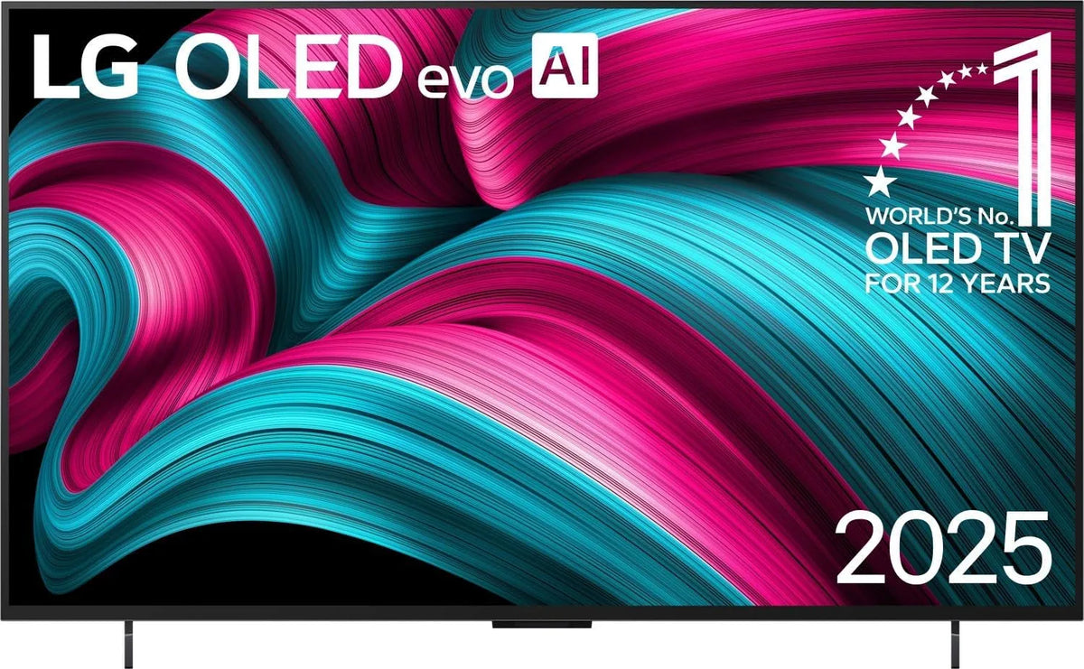 LG OLED42C54LA Gen8, TV'er, TV 42 inches (107 cm) 4K OLED Evo AI TV, α9 4K AI processor, webOS 25, 120 Hz, Sort, 54L, 42 inch, 107 cm, 4K