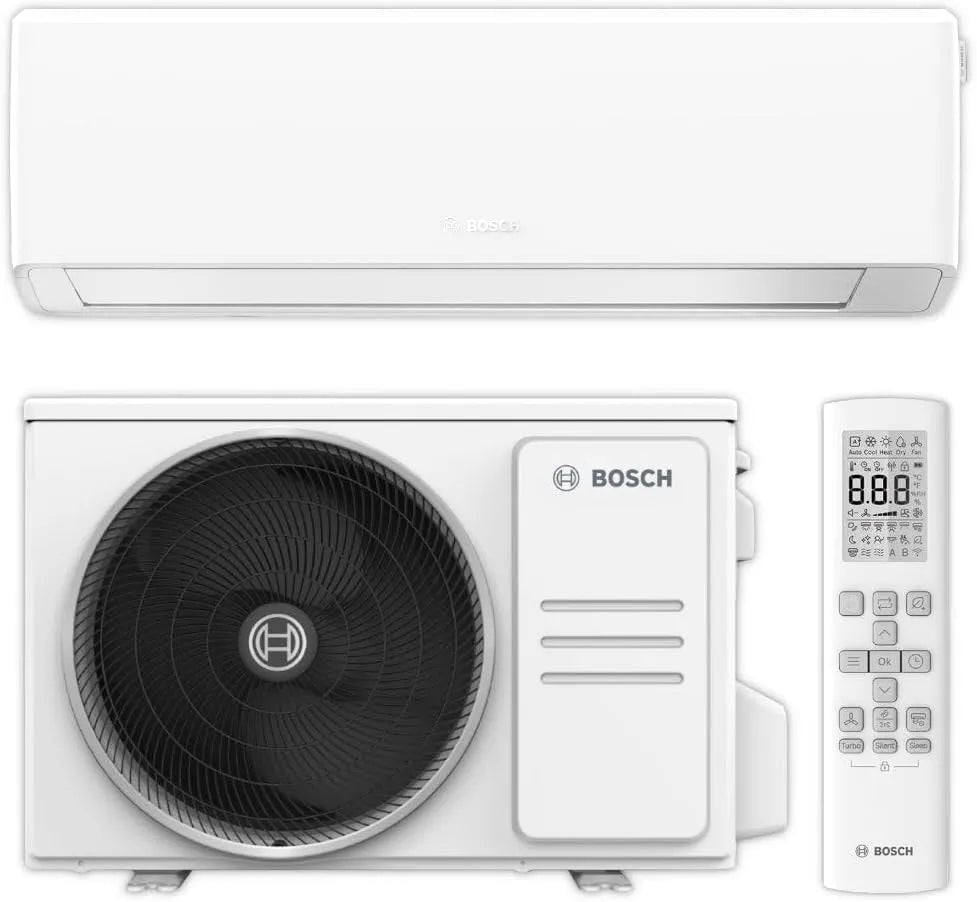 Bosch, Split-klimaanlæg, Split Air Conditioning Complete Set, Hvid, 2, 5 kW